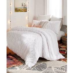 Peri Home Chenille Leopard Bedspread White (233.68x228.6cm)