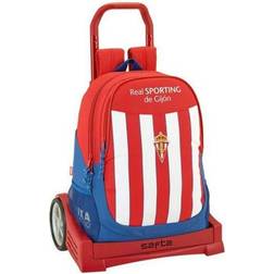 Safta Real Sporting De Gijon Bag - Evolution Red/White