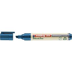 Edding 29 EcoLine Whiteboard Chisel Tip Marker Blue PK10