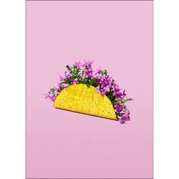 Flower Taco Plakat 30x40cm