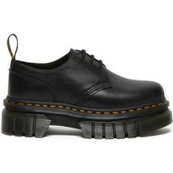 Dr. Martens Audrick Nappa Lux Leather Platform Shoes - Black