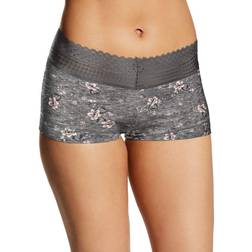 Maidenform Cotton Boyshort With Lace - Excalibur Heather Floral