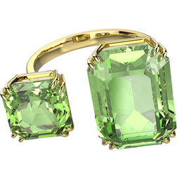 Swarovski Millenia Cocktail Ring - Gold/Green