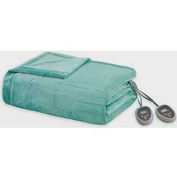 Beautyrest Heated Plush Manta Azul (213.36x203.2cm)