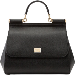 Dolce & Gabbana Medium Sicily Handbag - Black