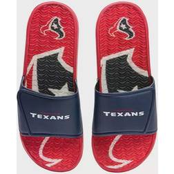 Foco Houston Texans Wordmark Gel Slide Sandals