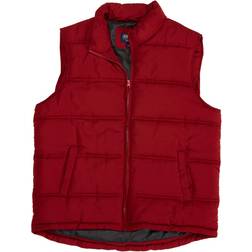 Smith Double Insulated Puffer Vest - Dark Red