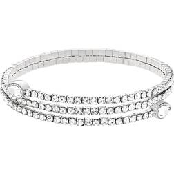 Swarovski Twisty Bangle - Silver/Transparent