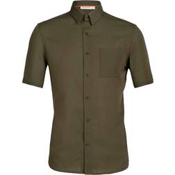 Icebreaker Steveston Short Sleeve Shirt - Loden