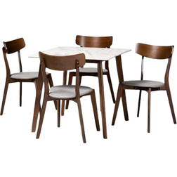 Baxton Studio Reba Dining Set 31.5x31.5" 5