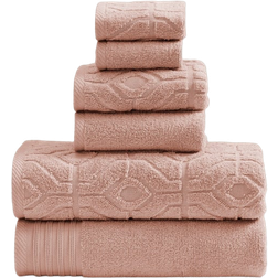Modern Threads Diamond Gate Towel Pink (137.16x68.58cm)