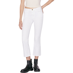 Frame Le Crop Mini Boot Jeans - Blanc