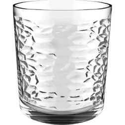 Quid Bajo Vidrio 36 cl Transparente Con Relieve Facil de Limpiar Reciclable - Clear Vaso