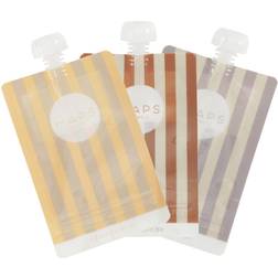 Haps Nordic madposer 3-pak, Marine Stripe Warm Køkkenopbevaring 3stk