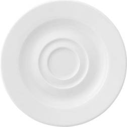 Espresso Porcelana 13 cm Blanco Brillo Reforzado Profesional Alta Calidad Con Alto Contenido De Alumina 100% Higiénico Apilable Apto Microondas No Apto Horno Apto Congelador - White Plato de Cena