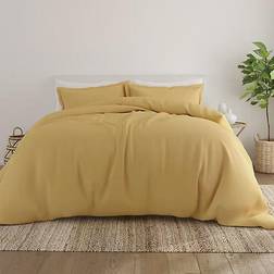 Solid 2-pack Duvet Cover Gold (238.76x187.96cm)