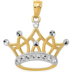 Macy's Majestic Crown Charm Pendant - Gold/Silver