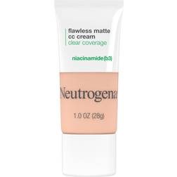 Neutrogena Clear Coverage Flawless Matte Cc Cream #1.5 Alabaster