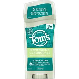 Tom's of Maine Long Lasting Refreshing Lemongrass Deo Stick 2.2oz