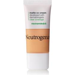 Neutrogena Clear Coverage Flawless Matte Cc Cream #2.5 Cool Beige