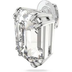 Swarovski Mesmera Single Octagon Cut Clip Earring - Silver/Transparent