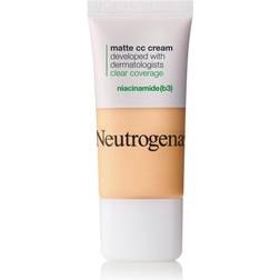 Neutrogena Clear Coverage Flawless Matte Cc Cream #4.5 Butter