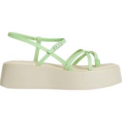 Vagabond Courtney Strappy Flatform - Green