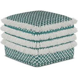 Simpli Home Leah Pouffe 14"