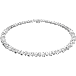 Swarovski Millenia Pear Cut Necklace - Silver/Transparent