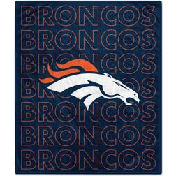 Pegasus Denver Broncos Echo Plush Blanket