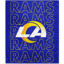 Pegasus Los Angeles Rams Echo Team Wordmark Plush Blanket