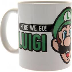 Nintendo Super Mario Here We Go Luigi Cup & Mug 32cl