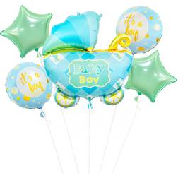 Ballonbuket Baby Boy 5-pak