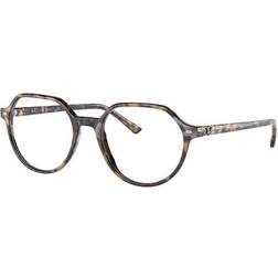 Ray-Ban Cadres optiques Rx5395 thalia col. 8173 Unisexe Ronds Maron