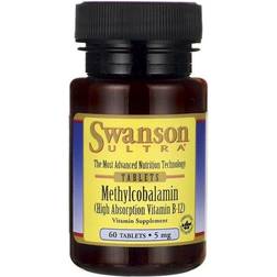 Swanson Vitamin B-12 Methylcobalamin 5000 mcg Set of 60