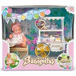 Famosa Baby Doll Barriguitas Snack Trolley