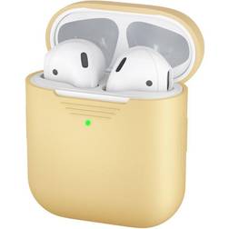 keybudz AirPods (1/2) Skal PodSkinz Skyddande silikonskal Pastellgul