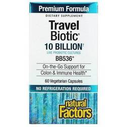 Natural Factors Travel Biotic 10 Billion 60