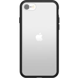 OtterBox React Funda iPhone 7 8 SE Transparente-Negro 77-80951