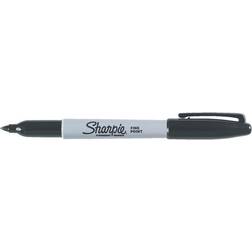 Sharpie Retractable Permanent Markers Fine Point Black 12 Count