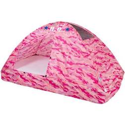 Pacific Play Tents Camo Bed Twin Polyester Tent Pink