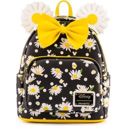 Loungefly Minnie Mouse Daisies Mini Backpack - Black