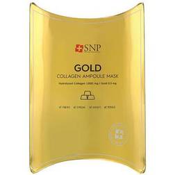 SNP SNP Gold Collagen Ampoule Beauty Mask 10 Sheets 0.84 fl oz Each