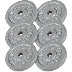 Gorilla Sports Viktskivor IRON 6x5kg