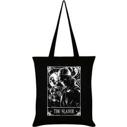 Deadly Tarot The Slayer Tote Bag (One Size) (Black/White)