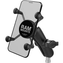 RAM Mounts Grip Phone Mount with Motorcycle Handlebar Clamp Base