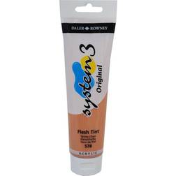 Daler Rowney System 3 Acrylics Flesh Tint, 150 ml tube