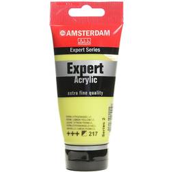 Amsterdam Expert Series Acrylic Tube 75 ml Permanent Lemon Yellow Light 217