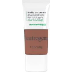 Neutrogena Clear Coverage Flawless Matte Cc Cream #8.7 Warm Mocha