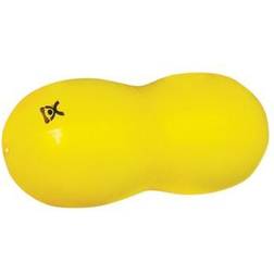 Cando Inflatable Exercise Saddle Roll, Yellow, 16" Dia. x 35"L